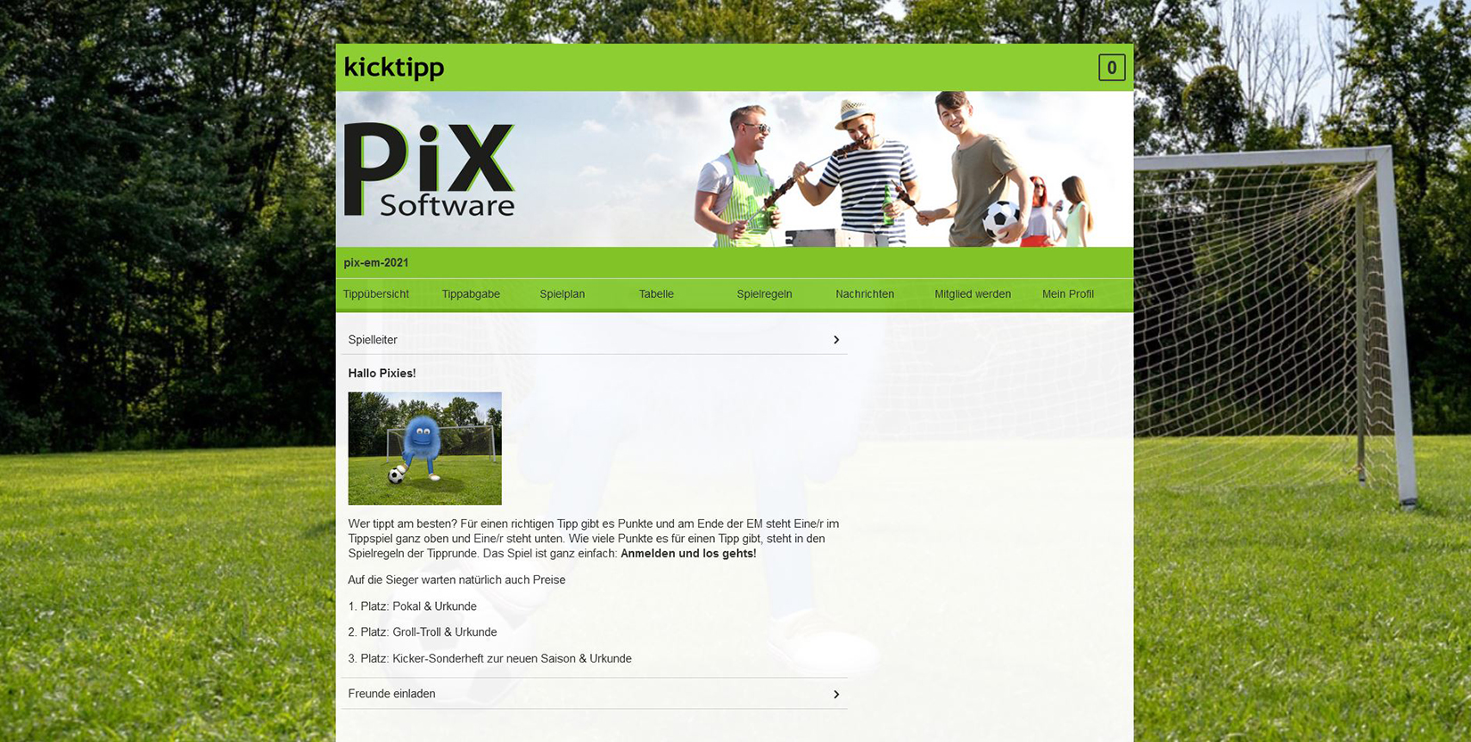 Pixies Em Tippspiel Pix Software Gmbh